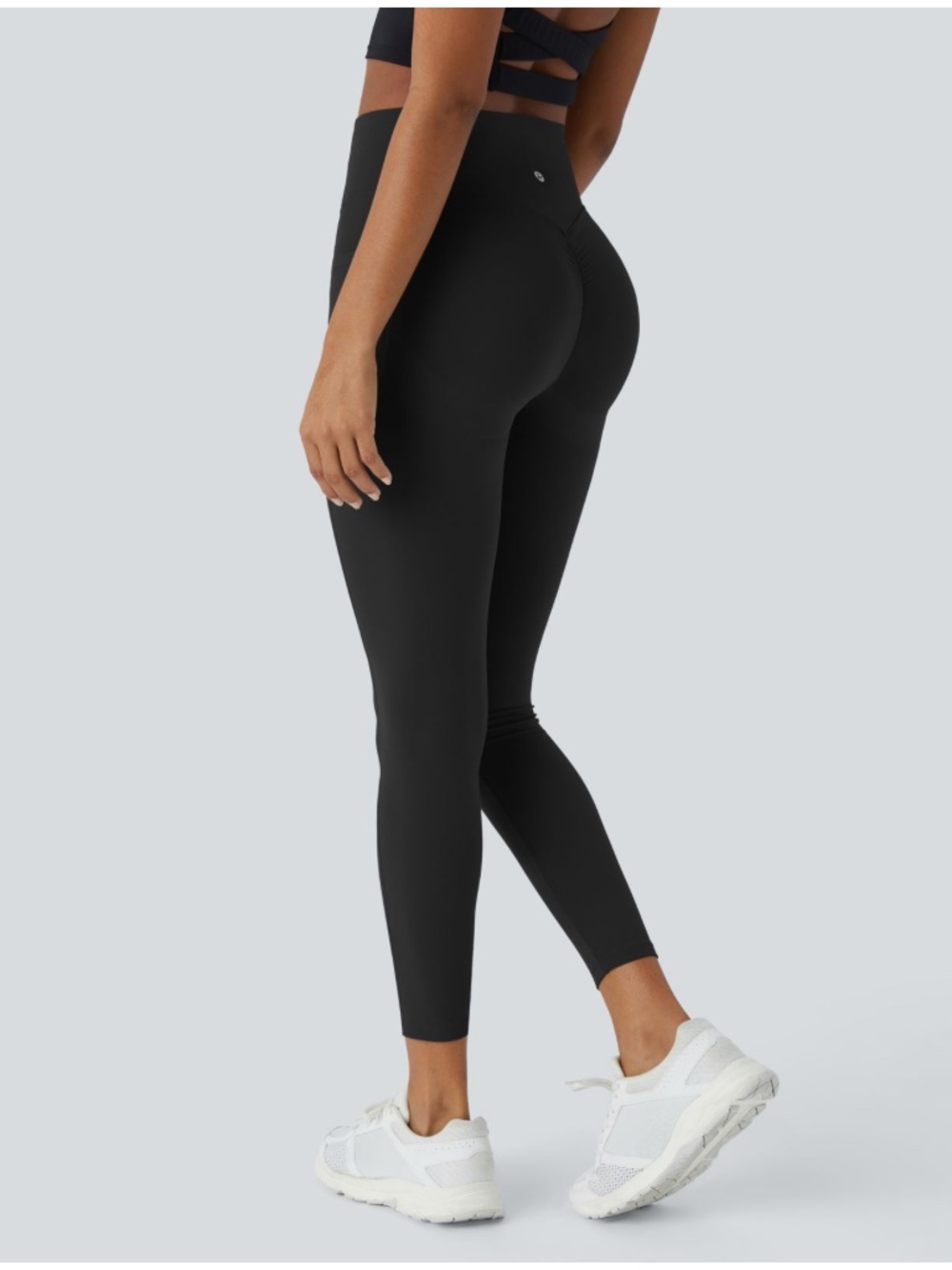 Halara UltraSculpt™ High Waisted Scrunch Butt Lifting Tummy Control Pocket M Blk